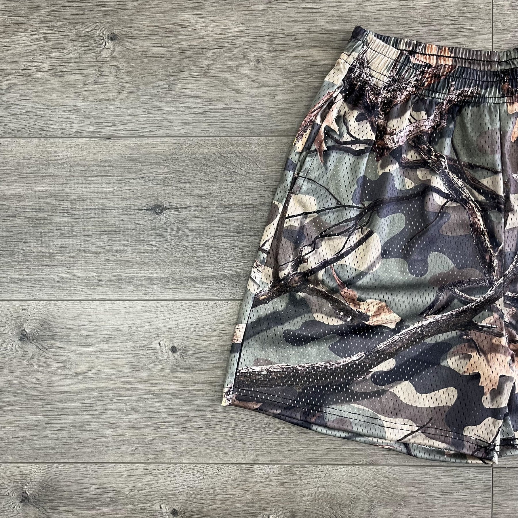 REAL TREE MESH SHORTS-8624 - RDMCLOTHINGART