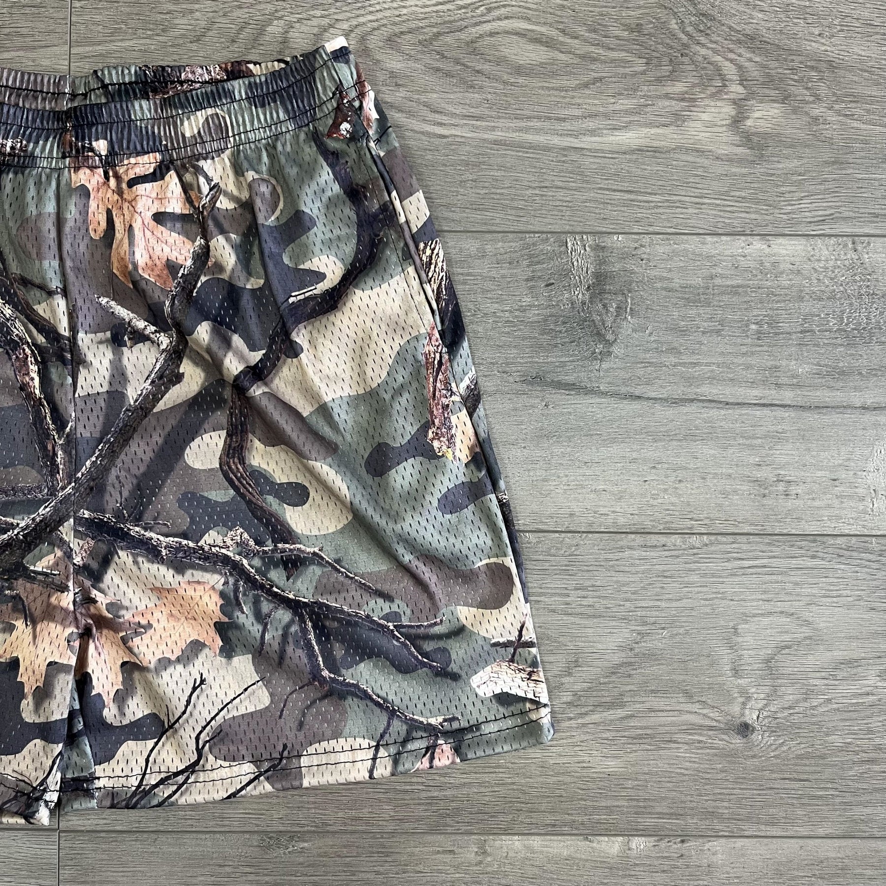 REAL TREE MESH SHORTS-8624 - RDMCLOTHINGART