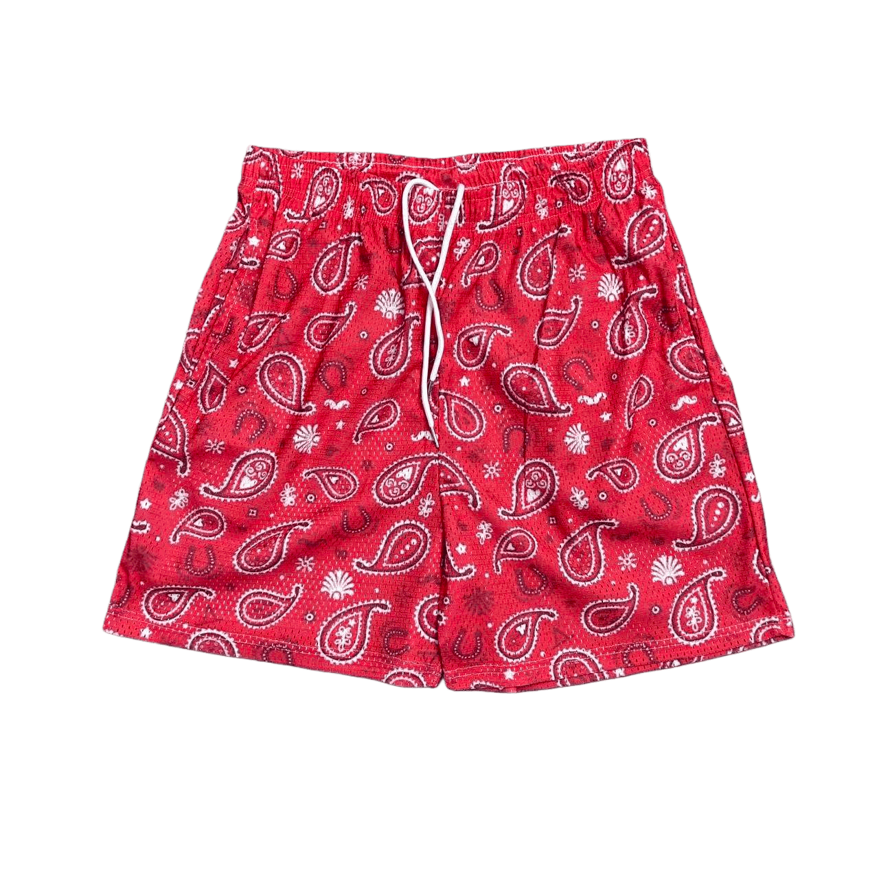 RDMCLOTHINGART tapestry hoodie RED PAISLEY-8804
