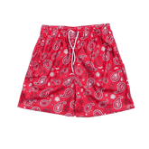 RDMCLOTHINGART tapestry hoodie RED PAISLEY-8804