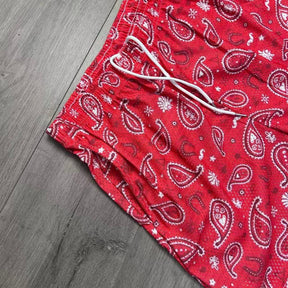 RDMCLOTHINGART tapestry hoodie RED PAISLEY-8804