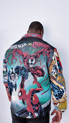 RDMCLOTHINGART tapestry hoodie RED SPIDER V2 TAPESTRY JACKET