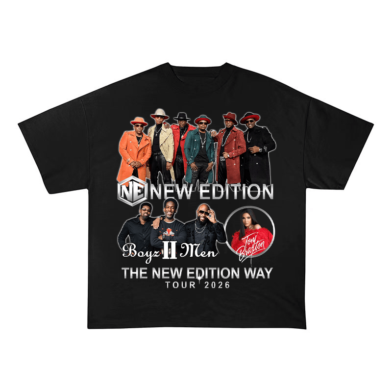 RDMCLOTHINGART tapestry hoodie Retro Concert Merch Vintage R&B HEAVEY WEIGHT COTTON TEE-6001