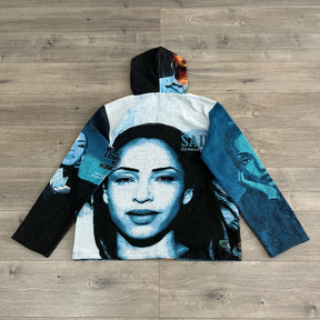 RDMCLOTHINGART tapestry hoodie SADE TAPESTRY HOODIE