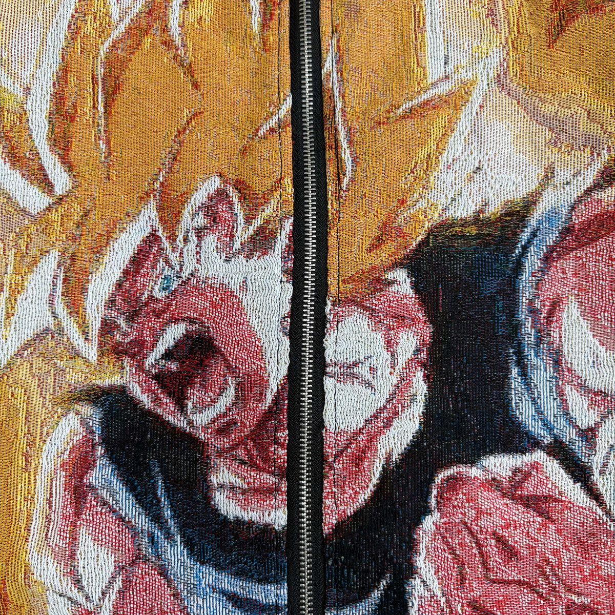 RDMCLOTHINGART tapestry hoodie SAIYAN TAPESTRY TEE