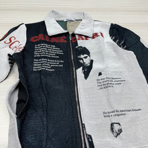RDMCLOTHINGART tapestry hoodie SCARFACE TAPESTRY JACKET