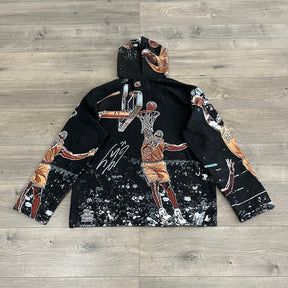 RDMCLOTHINGART tapestry hoodie SHAQ TAPESTRY HOODIE