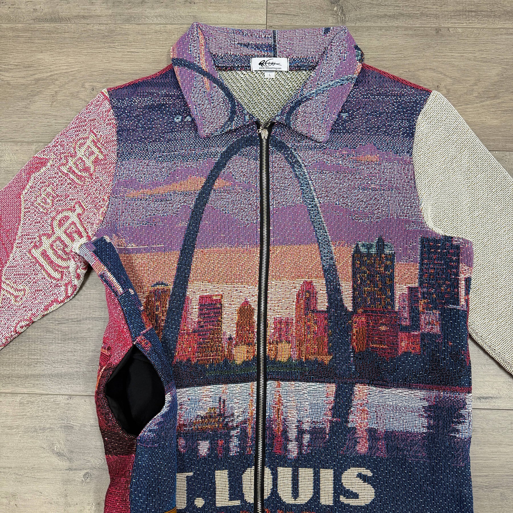 RDMCLOTHINGART tapestry hoodie ST LOUIS TAPESTRY JACKET