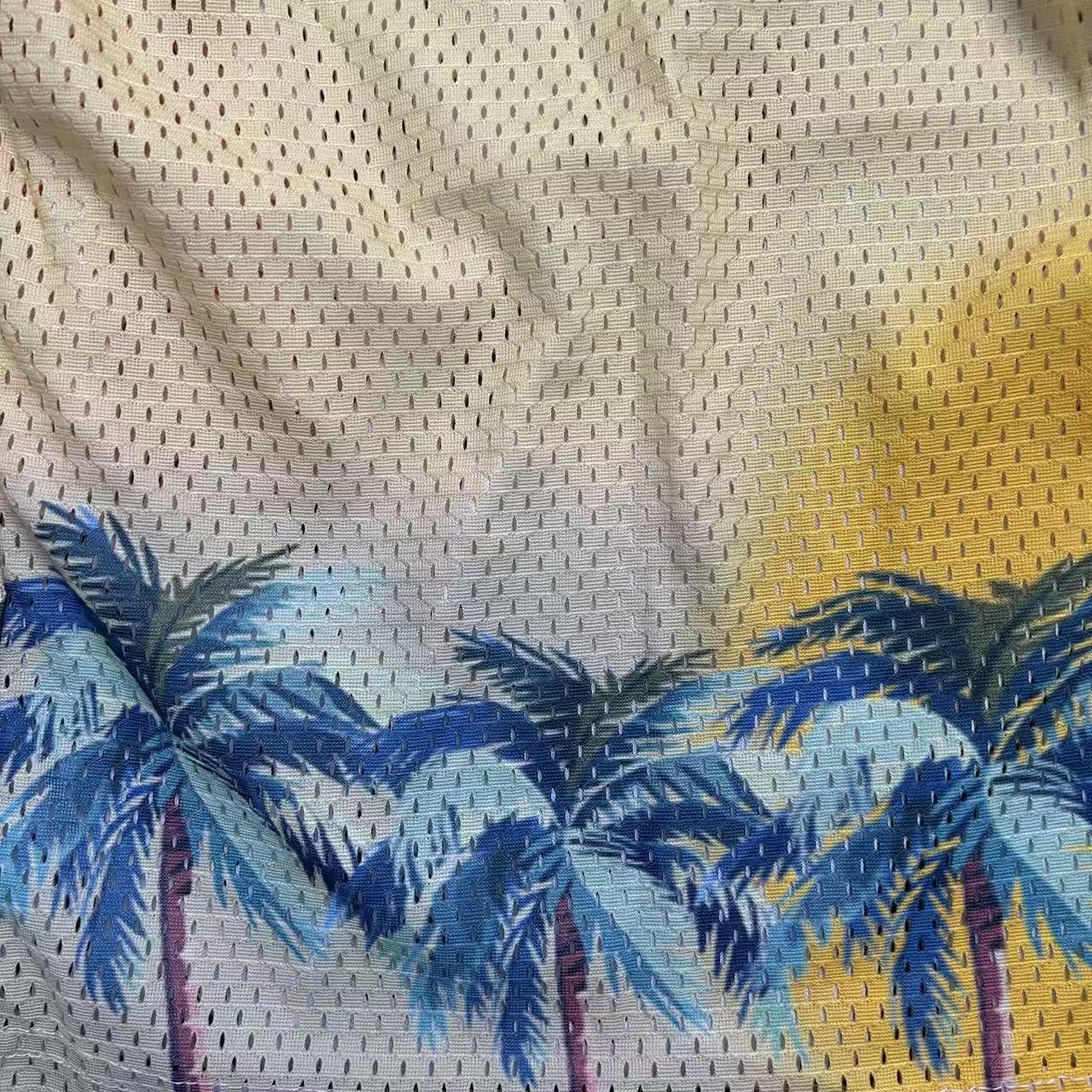 RDMCLOTHINGART tapestry hoodie SUNSET MESH SHORTS-8806