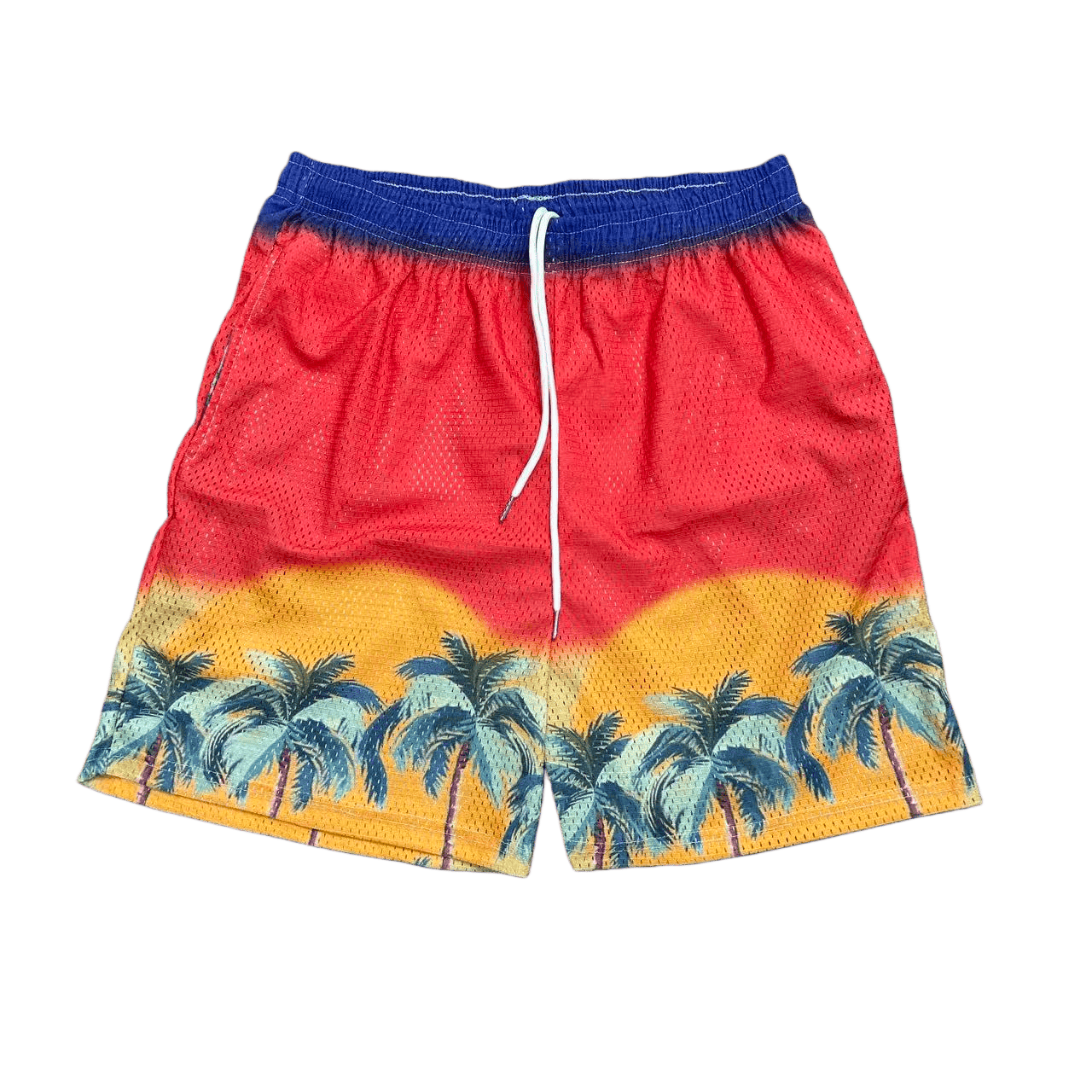 RDMCLOTHINGART tapestry hoodie SUNSET V2 MESH SHORTS-8811