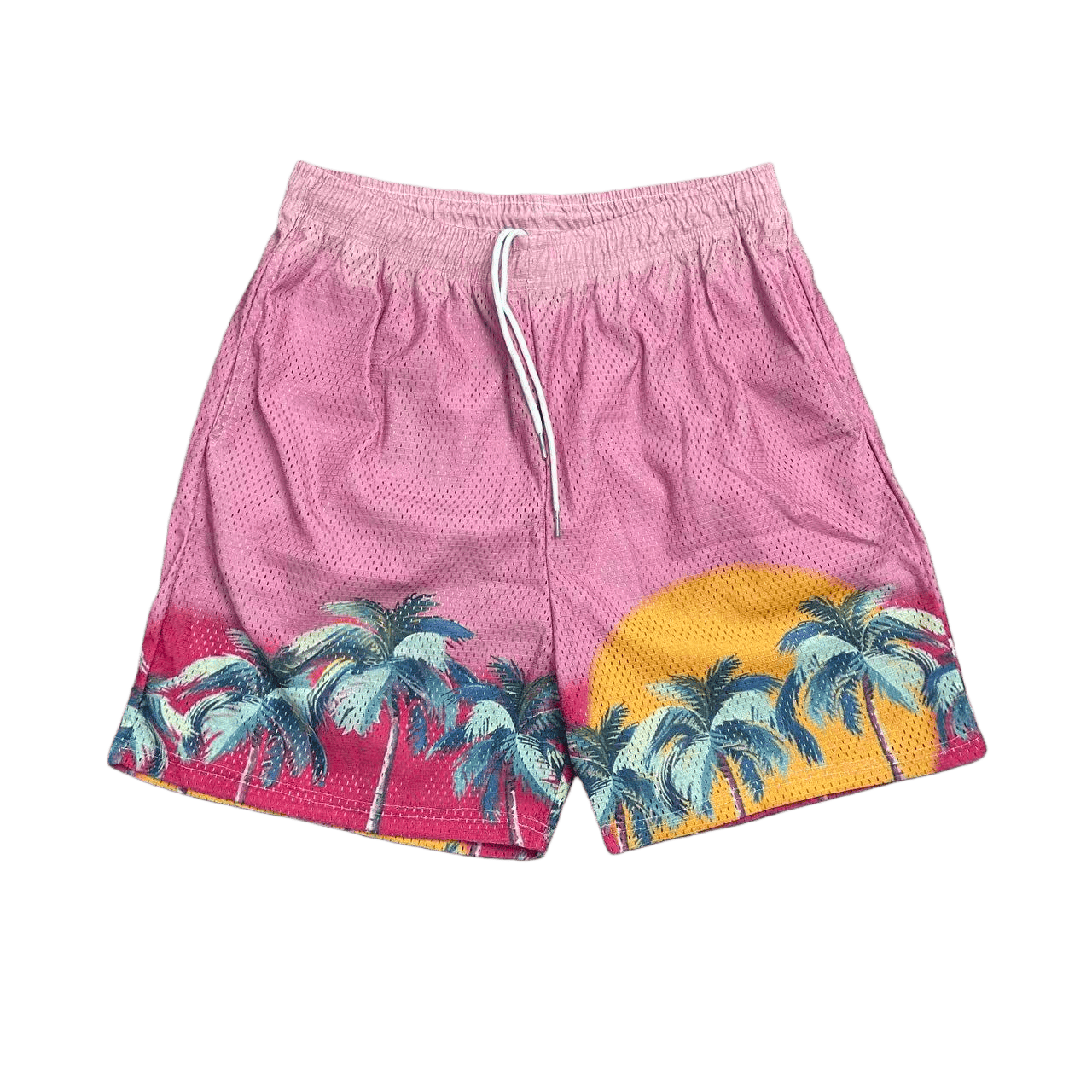 RDMCLOTHINGART tapestry hoodie SUNSET V4 MESH SHORTS-8809