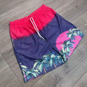 RDMCLOTHINGART tapestry hoodie SUNSET V5 MESH SHORTS-8808