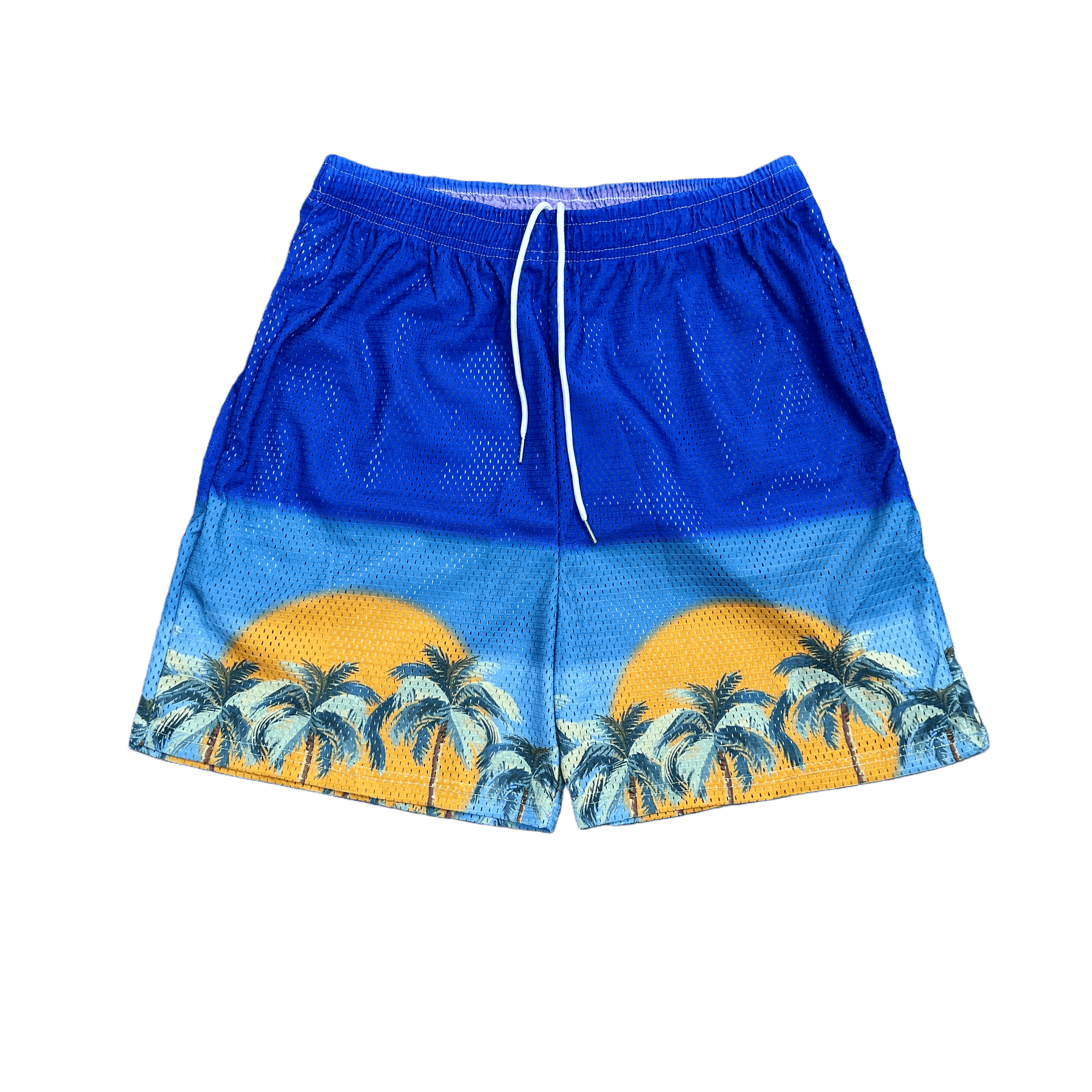 RDMCLOTHINGART tapestry hoodie SUNSET V6 MESH SHORTS-8807