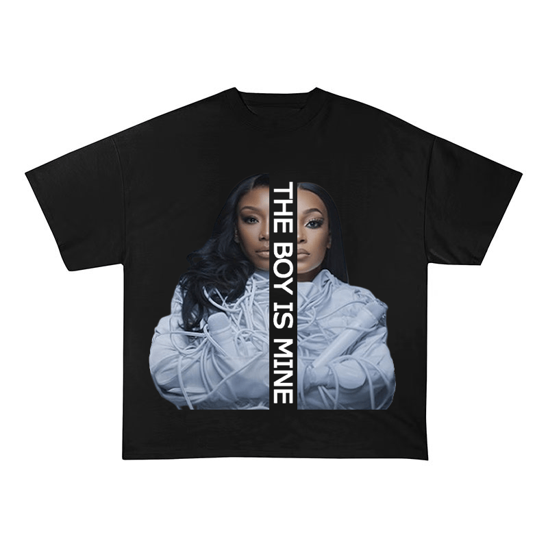 RDMCLOTHINGART tapestry hoodie SZA R&B OVERSIZED HEAVYWEIGHT COTTON TEE-60033