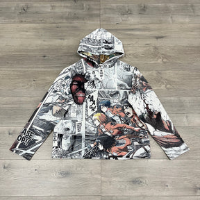 RDMCLOTHINGART tapestry hoodie TITAN TAPESTRY HOODIE
