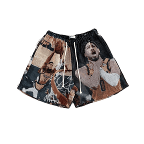 RDMCLOTHINGART tapestry hoodie TYRESS JOHN HALIBURTON TAPESTRY SHORTS