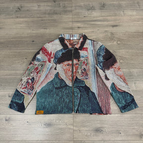 RDMCLOTHINGART tapestry hoodie VAN GOGH SELF PORTRAIT TAPESTRY JACKET