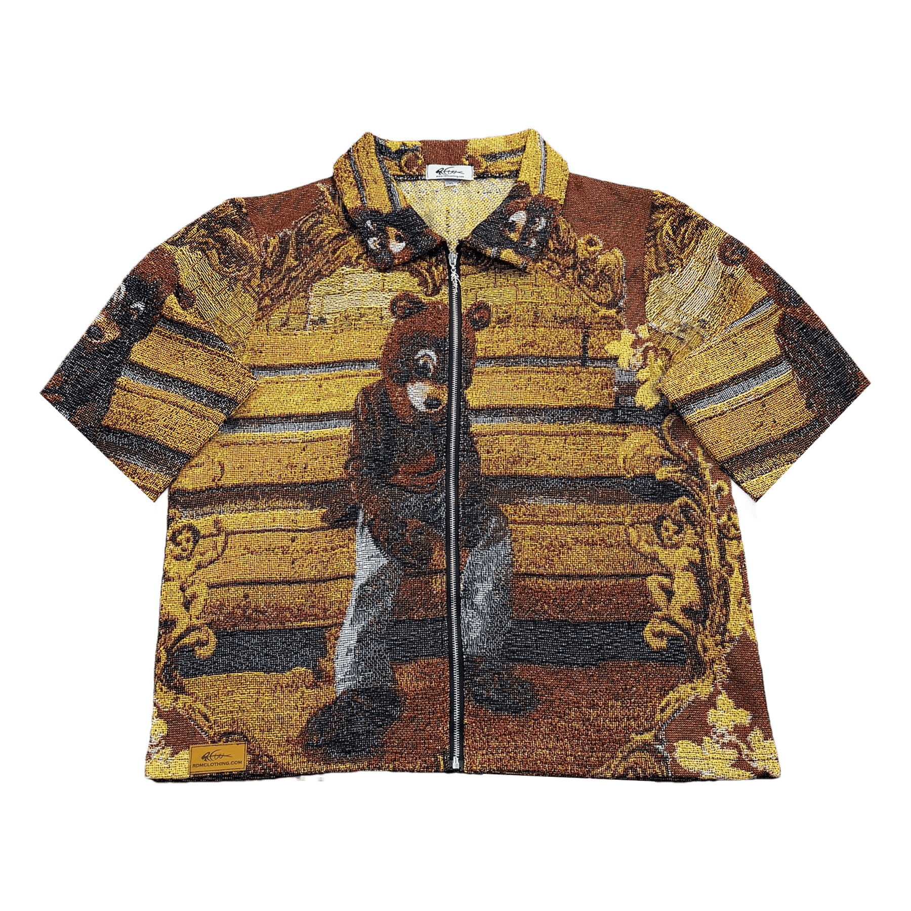 RDMCLOTHINGART tapestry hoodie VINTAGE BEAR TAPESTRY TEE