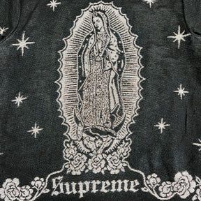 RDMCLOTHINGART tapestry hoodie VIRGENCITA BLACK TAPESTRY TEE
